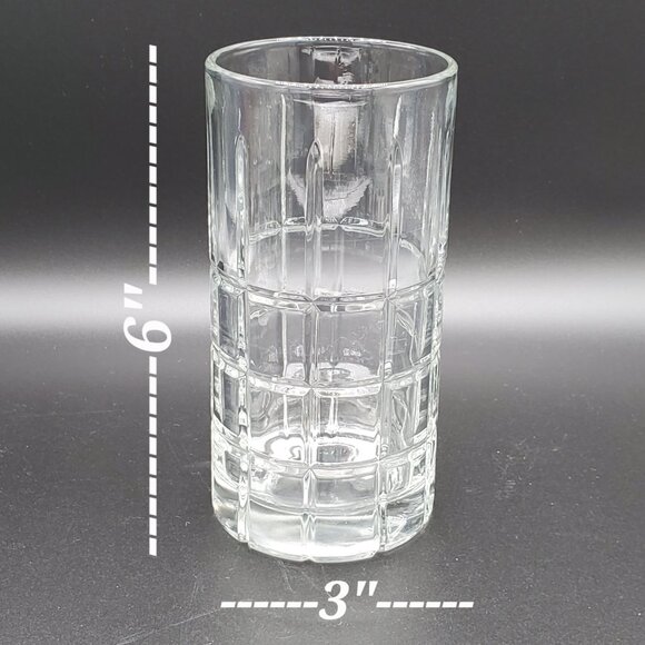 Anchor-Hocking Manchester Tartan Clear Iced Tea Water Glass, Set of 3 - Picture 4 of 5